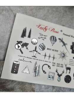 Набор слайдеры 2шт Lucky Rose. Foil 068, 071