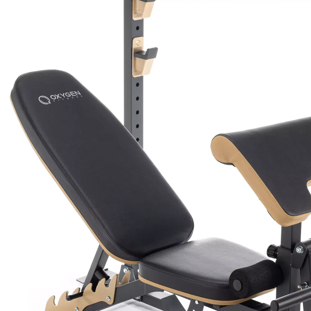 Скамья силовая черная OXYGEN FITNESS MONT BLANC