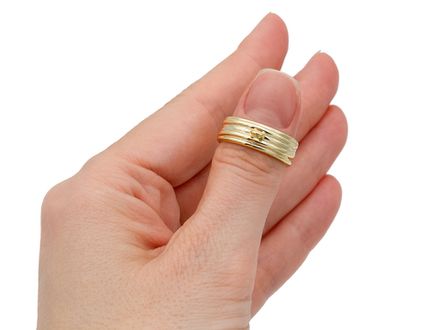 Кольцо-основа "Volute" 7мм, с петелькой