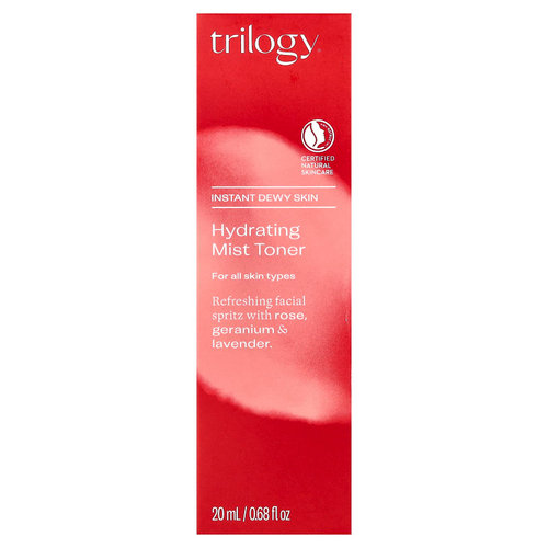 Trilogy, увлажняющий тоник-спрей, для всех типов кожи, 20 мл (0,68 жидк. унции)
