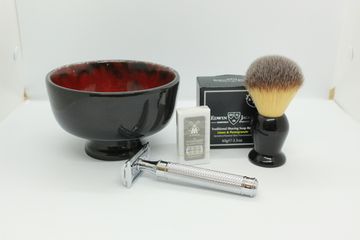 Набор для бритья с т-образной бритвой Ex2