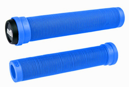 Грипсы SOFT 160мм, голубые с пластик грипстопами, БЕЗ ФЛАНЦЕВ. SLX Longneck F01SXLU