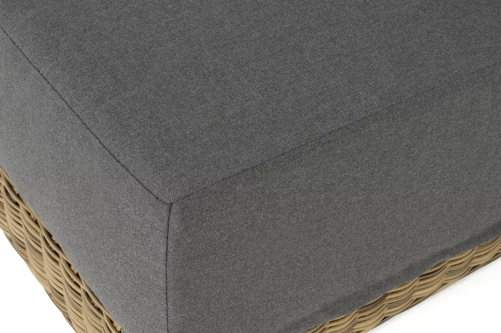 "Капри" модуль диванный правый с подушками, цвет соломенный