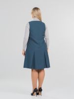 Сарафан 1355 зелено-синий Novita (Акция)