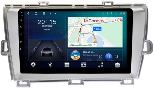 Магнитола для Toyota Prius 30 2009-2016 (правый руль) - CanBox 9092 Android 10, 8-ядер, SIM-слот