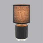 8179/1T COUNTY LN25 000 черный, керамика/текстиль Настольная лампа E14 1*40W 220V KAISA