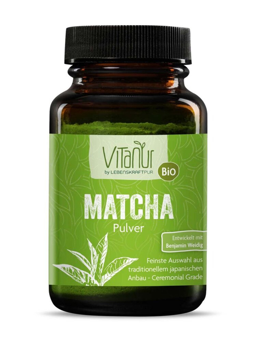 Органический порошок матча Vitanur 80 г, 80 гр