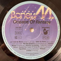 Винтажная виниловая пластинка LP Boney M Oceans Of Fantasy (Germany 1979) Bahama Mama