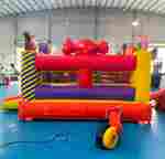 Коммерческий надувной батут «Сладкий замок» без горки, 3,5*3*2,3 м