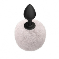 Анальная пробка 15см с хвостом Lola Games Emotions Fluffy White 4017-01lola