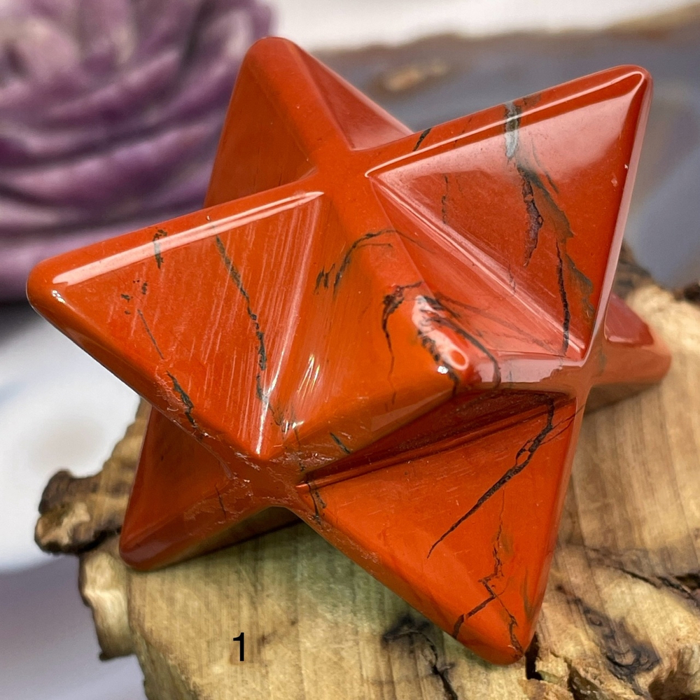 40341 Яшма красная Меркаба 40мм