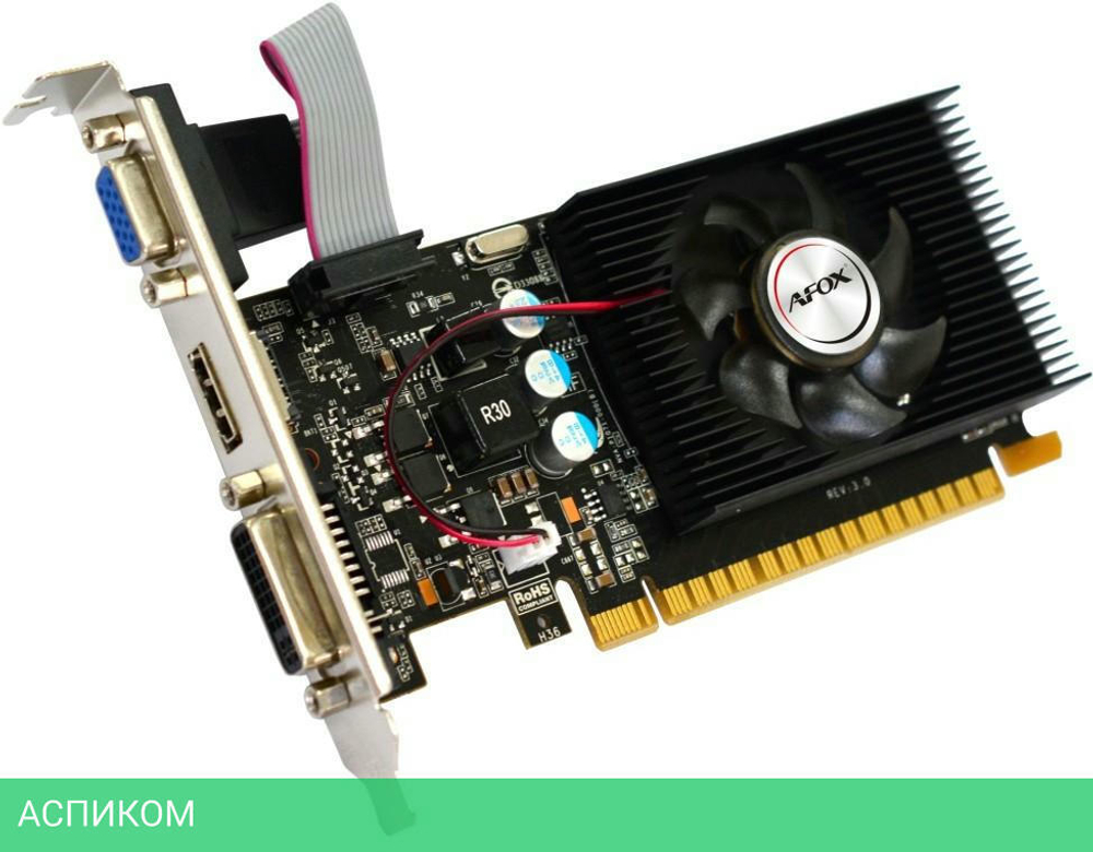 Видеокарта AFOX GeForce GT220 1GB GDDR3 (AF220-1024D3L2)