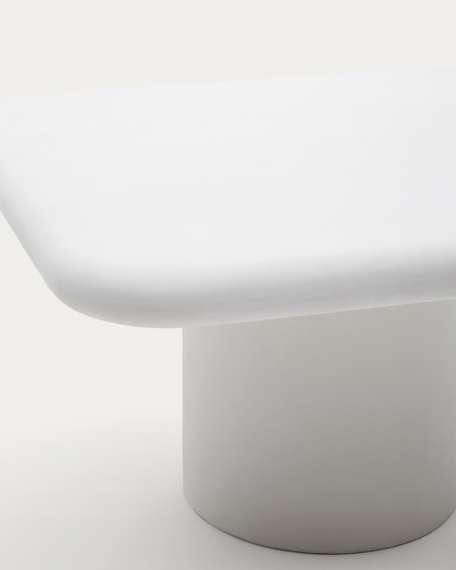 Уличный стол Addaia цемент, белый 135 x 135 см