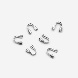 Протектор для ювелирного тросика и нити 4,5*4мм, сталь