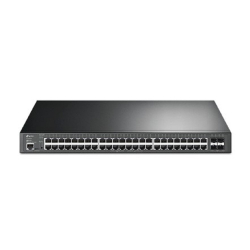 Коммутатор TP-Link SG3452XP Управляемый коммутатор JetStream уровня 2+ c 48 гигабитными портами PoE+ и 4 портами SFP+