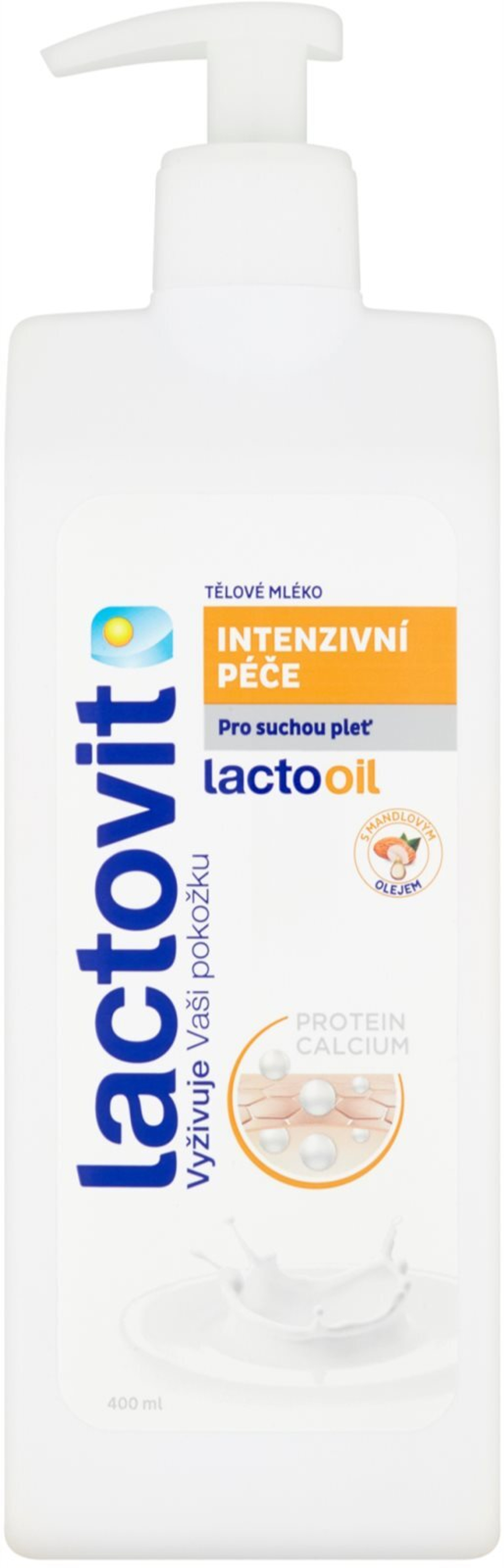 Lactovit LactoOil - увлажняющее молочко для тела /   400  ml  / GTIN 8411135354807
