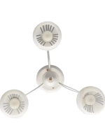 Люстра потолочная KATY E27*3*60W белый/золото