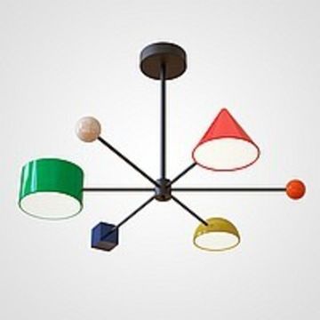 Красочная светодиодная люстра с теплым или холодным светом SPIL