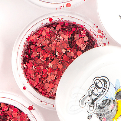 Шестигранники микс "Диско соты" 2 г