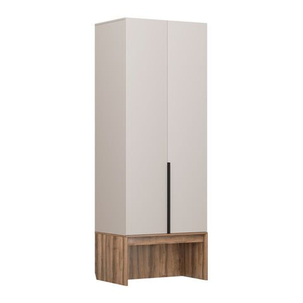 Шкаф для одежды распашной с полками Кашемир/Авелано Чарли 80х55х220