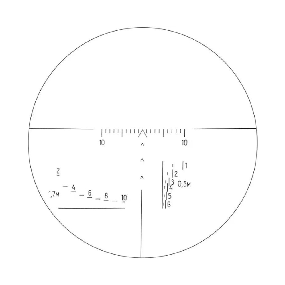 Оптический прицел ПОСП 8x42 Pro ( установка на ОП-СКС, ВПО-208, Тигр, СВД / с подсветкой)