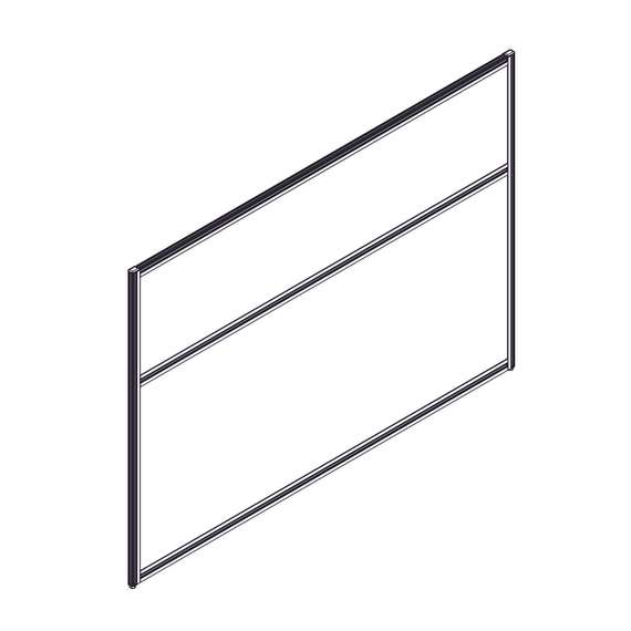 Секция  RAND комбинированной перегородки RP115SL160  1600х22х1115