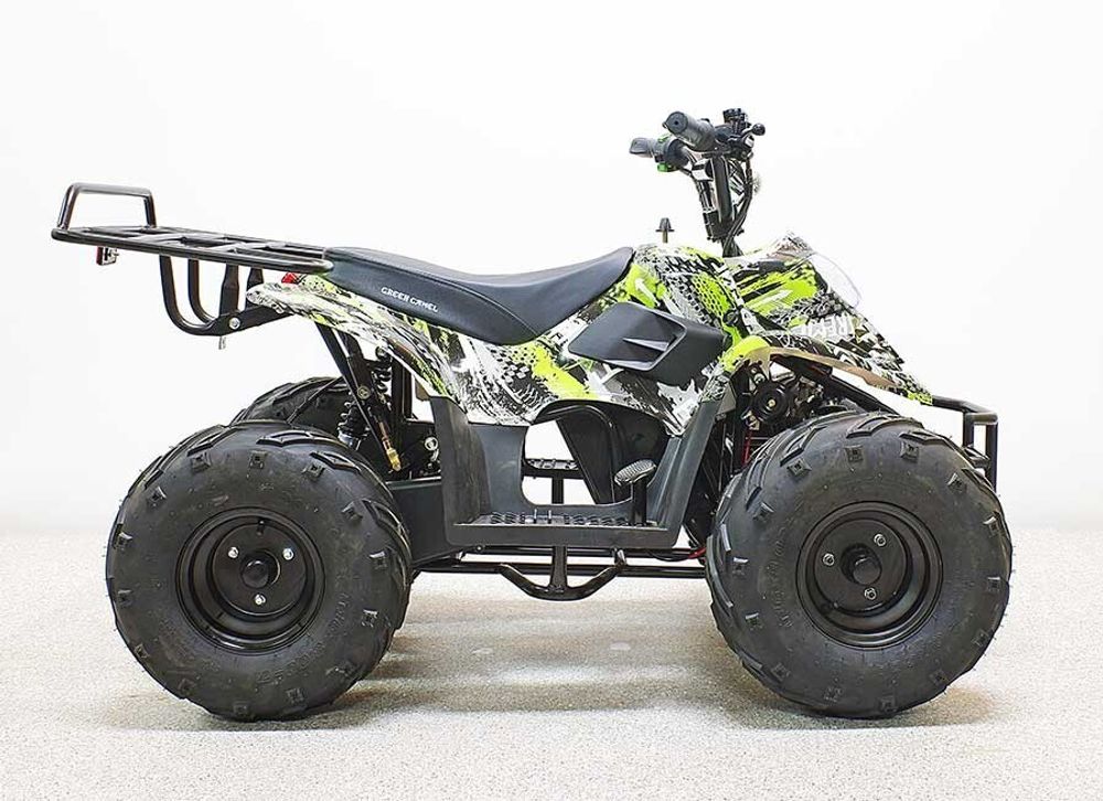 Квадроцикл детский GreenCamel Гоби K51 (36V 800W R7 Цепь) быстросъем, ножной тормоз электр.