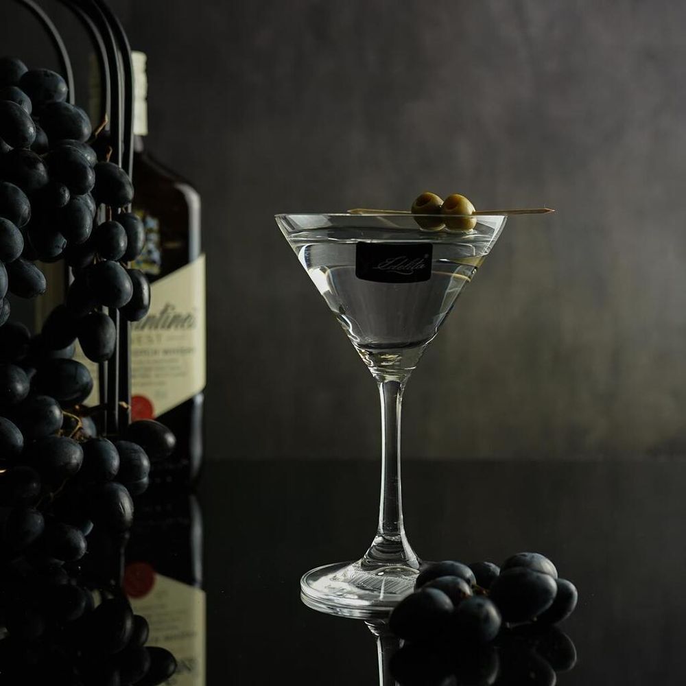 Рюмка коктейльная 135 мл Мартини хр. стекло Bistro "Edelita" d 9,5 см h15 см P.L. - BarWare [6]