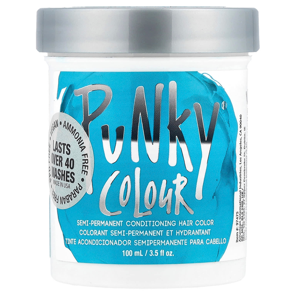 Punky Colour, полуперманентная краска-кондиционер для волос, бирюзовый, 100 мл (3,5 жидк. унции)
