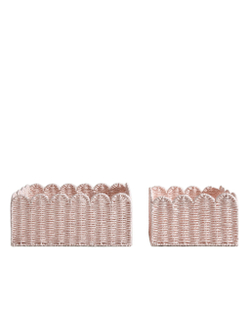 Zara Home Корзина из плетёной бумаги, цвет бежевый, 24 см