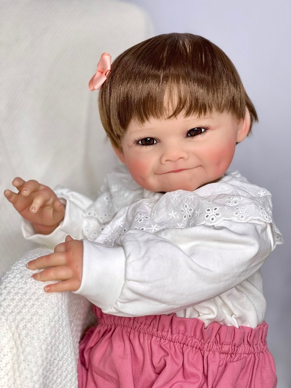 Кукла Реборн мягконабивная 60см (FA-966)