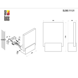 SL580.111.01 Светильник настенный ST-Luce Белый/Белый LED 1*6W 4000K