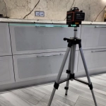 Профессиональный лазерный уровень нивелир 4D 16 линий + штатив