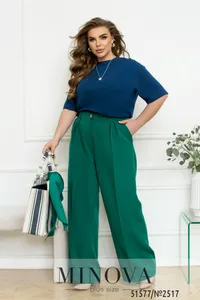 Брюки 2517-зеленый Minova