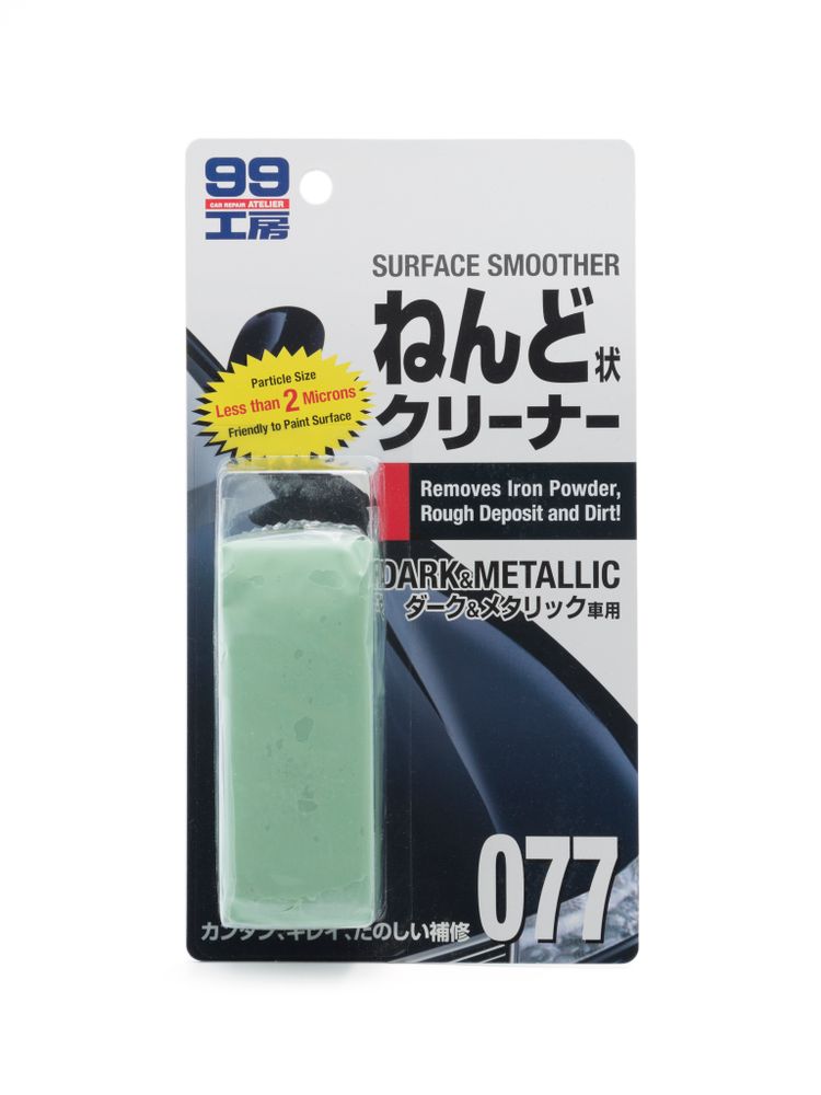 Soft99 Очиститель кузова на основе глины Surface Smoother для темных, 150 гр