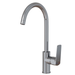 Смеситель для кухни 35k MIXLINE ML15-031 высокий излив б/отв боковая п/гайку (без подводки)