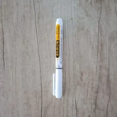 Маркер строительный разметочный с тонким стержнем, набор 5 шт белый цвет