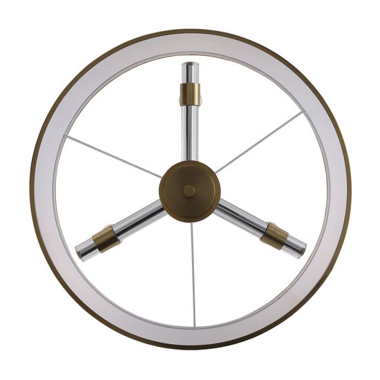 SL1407.302.03 Люстра подвесная ST-Luce Латунь/Прозрачный E14*3 40W AURELIA