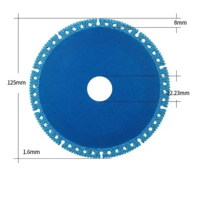 Диск алмазный универсальный, сухая резка, 125мм * 1,8 мм * 22,23 мм
