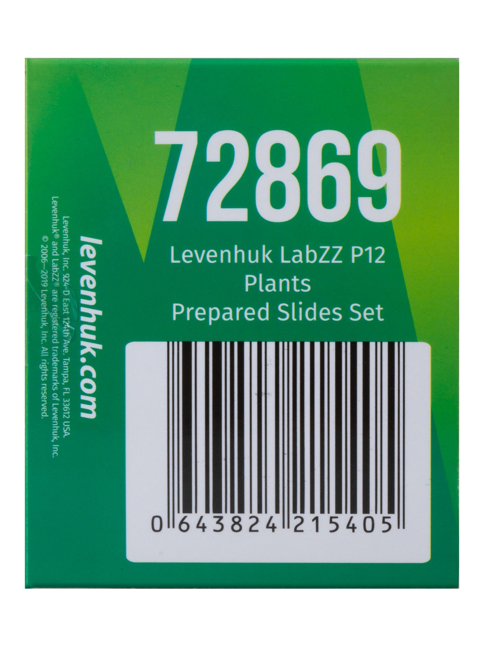 Набор микропрепаратов Levenhuk LabZZ P12, растения
