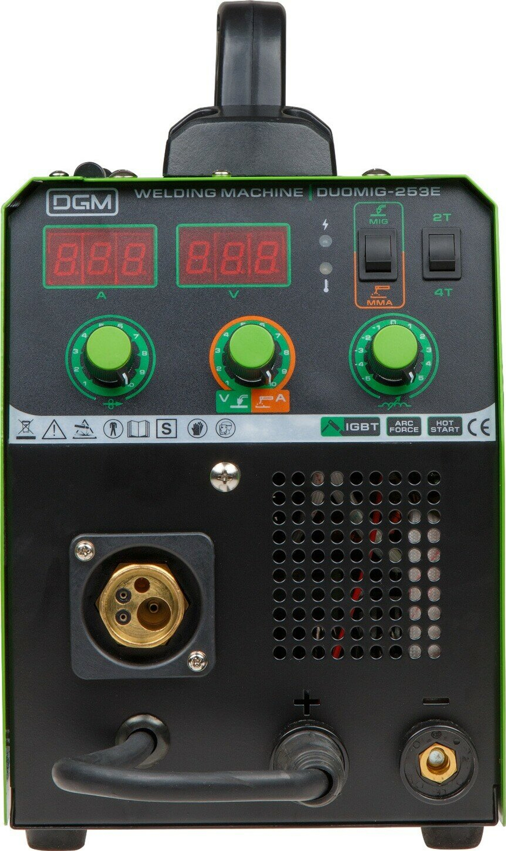 Сварочный аппарат инверторного типа DGM Полуавтомат сварочный DGM DUOMIG-253E, MMA, MIG/MAG