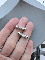 Замок-концевик с фианитами