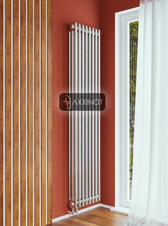 Axxinot Sentir Chrome 3180 - вертикальный трехтрубный трубчатый радиатор высотой 1800 мм, нижнее подключение