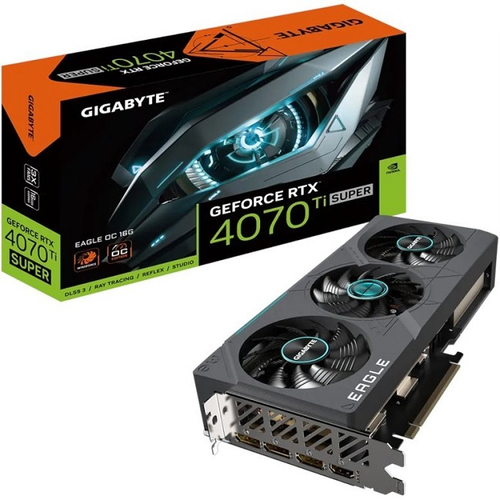 Видеокарта GIGABYTE GeForce RTX 4070 Ti SUPER EAGLE OC 16GB (GV-N407TSEAGLE OC-16GD)
