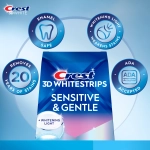 Отбеливающие полоски для зубов Crest 3D Whitestrips Sensitive Light