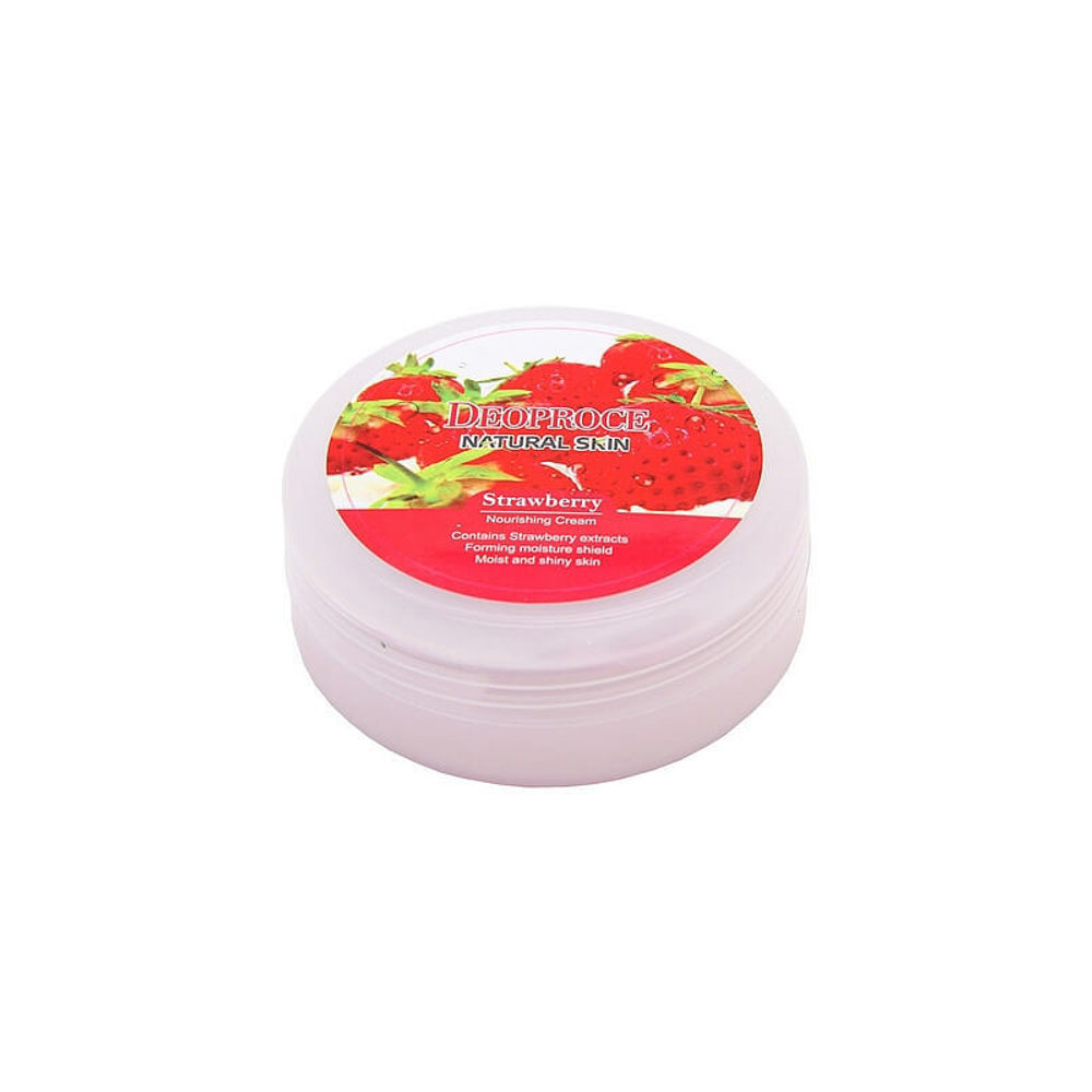 Deoproce Natural Skin Крем для лица и тела на основе экстракта клубники Deoproce Natural Skin Strawberry Nourishing Cream 100 г