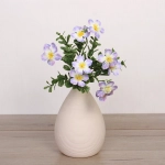 Искусственные цветы «Волшебство лета» 30см Лютики 10 цветков сиреневые