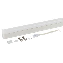 Линейный светодиодный светильник комплект ЭРА LLED-04-0-40K-108 8Вт 4000K L562мм с сетевым шнуром