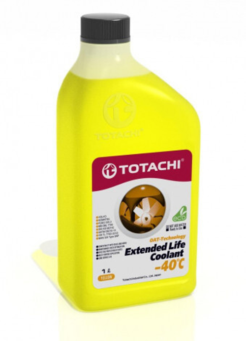 Антифриз 1кг желтый G12+ TOTACHI EXTENDED COOLANT