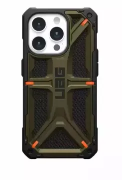 Чехол Uag Monarch для iPhone 15 Pro MAX 6.7", цвет зеленый (Kevlar Element Green)